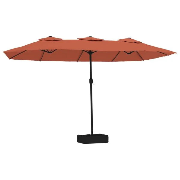 Parasol à double tête LED solaire TERRE