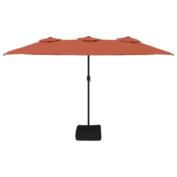 Parasol à double tête LED solaire TERRE