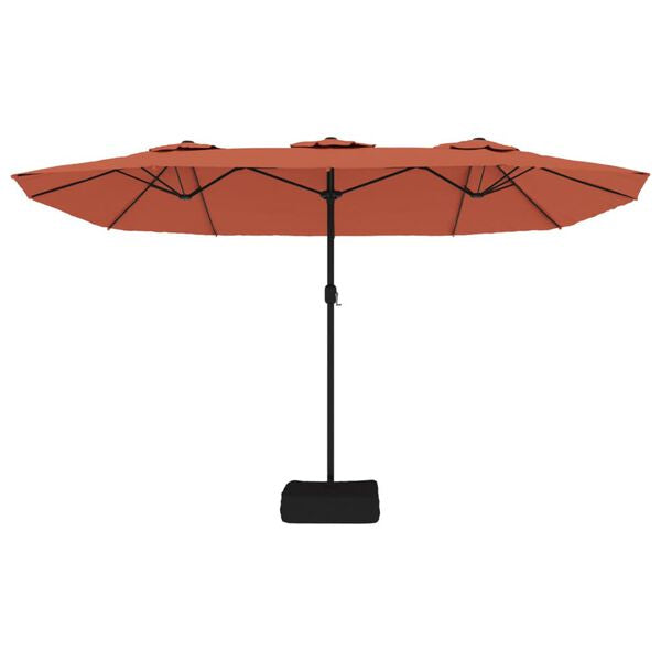 Parasol à double tête LED solaire TERRE